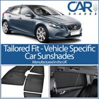 Volvo V40 5dr 2012>19 UV CAR SHADES WINDOW SUN BLINDS PRIVACY GLASS TINT BLACK 
