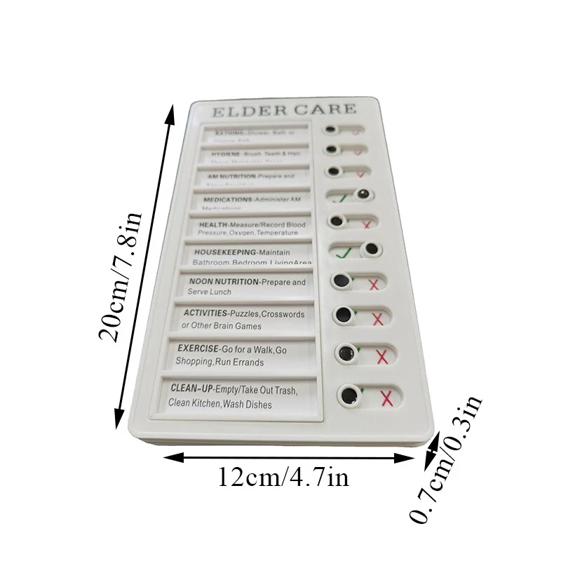 Kids Chore Chart Check List  Memo Plastic Board Planner Easy and Fun To Use ∂ - Image 2 of 4