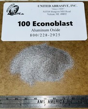 Aluminum Oxide 25 Lbs 100 Grit Mesh Blast Cabinet Abrasive Media Tough Reusable