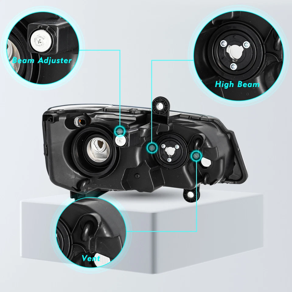 For 2008-2016 Chrysler Town&Country Fits 2011-2019 Dodge Grand Caravan Headlight Foto 4 de 4