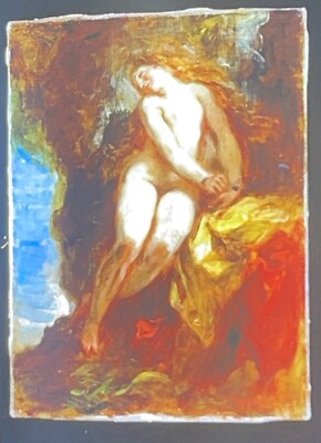 Delacroix Eugene. Andromeda 1857. 35 mm Slide