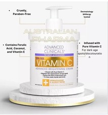 Advanced Clinicals Vitamin C - Advanced Brightening Cream 16oz SPA SIZE
