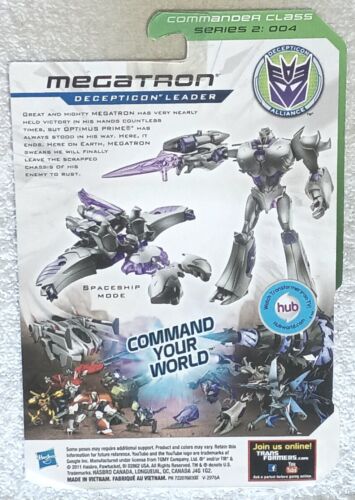 Transformers Prime Cyberverse Commander Class MEGATRON Series 2: 004 New MOC - Picture 1 of 2