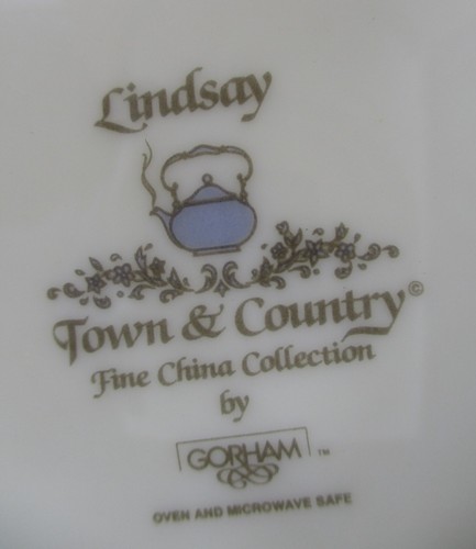 TAZA Y PLATILLO GORHAM LINDSAY - 2 1/4" -0510H - Imagen 2 de 2