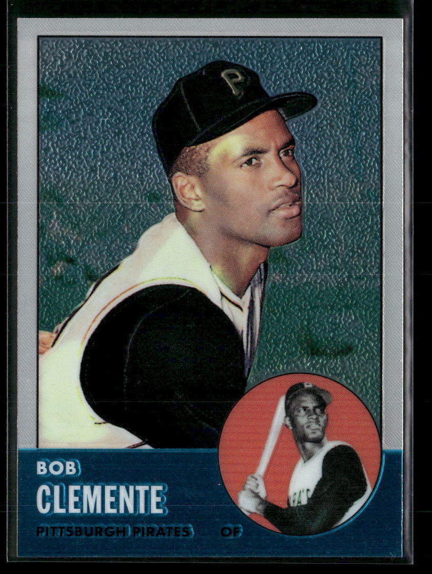1998 Topps #9 Bob Clemente Roberto Clemente Commemorative Reprints Finest