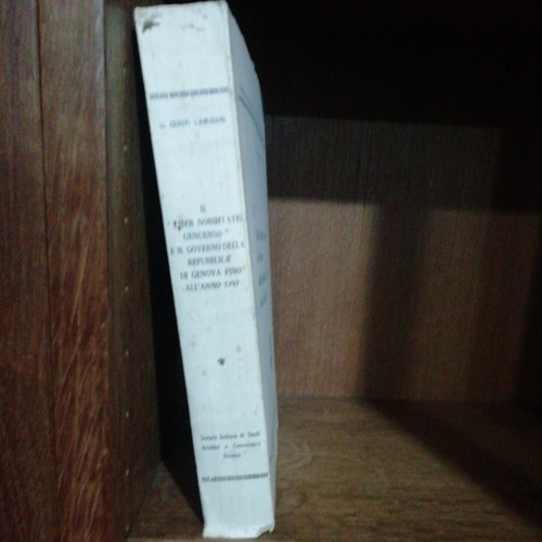 ARALDICA/ESEMPLARE 214/300 FIRMATO G. G. CAMAJANI/"LIBER NOBILITATIS GENUENSIS" - Foto 3 di 11