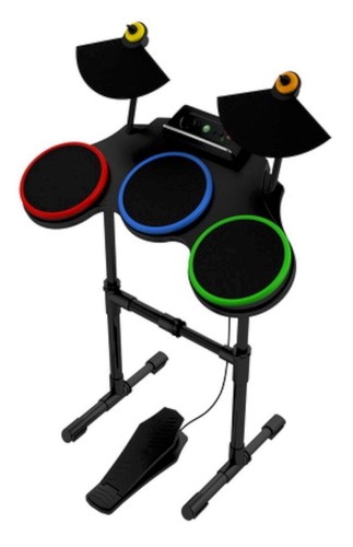 XBox 360 Guitar Hero World Tour Band DRUM KIT SET warriors of rock 1 5 4 drums - Picture 2 of 2