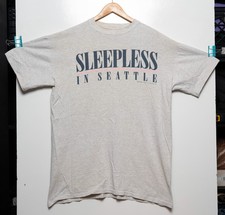 Vintage Sleepless In Seattle 1993 Single Stitch Promo T-Shirt One Size Fits XL
