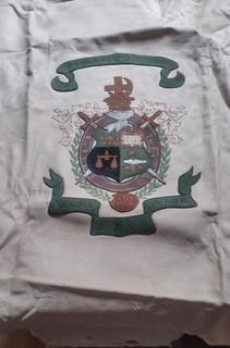 Lambda Chi Alpha Coat Of Arms On Leather