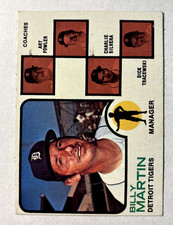 1973 Topps - Billy Martin, Dick Tracewski, Charlie Silvera #323