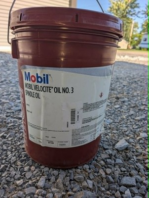 Mobil 103866 Mobil Velocite 3, Spindle Oil, 5 Gal. Pail