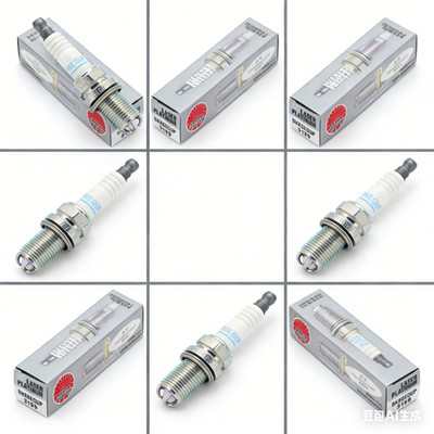 Set Of 8 Laser Platinum Spark Plugs BKR6EQUP 3199 12120037607 For BMW Phantom