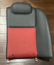 2008-2009 Pontiac G8 OEM Red and Black Onyx Leather Rear Driver LH Seat Back
