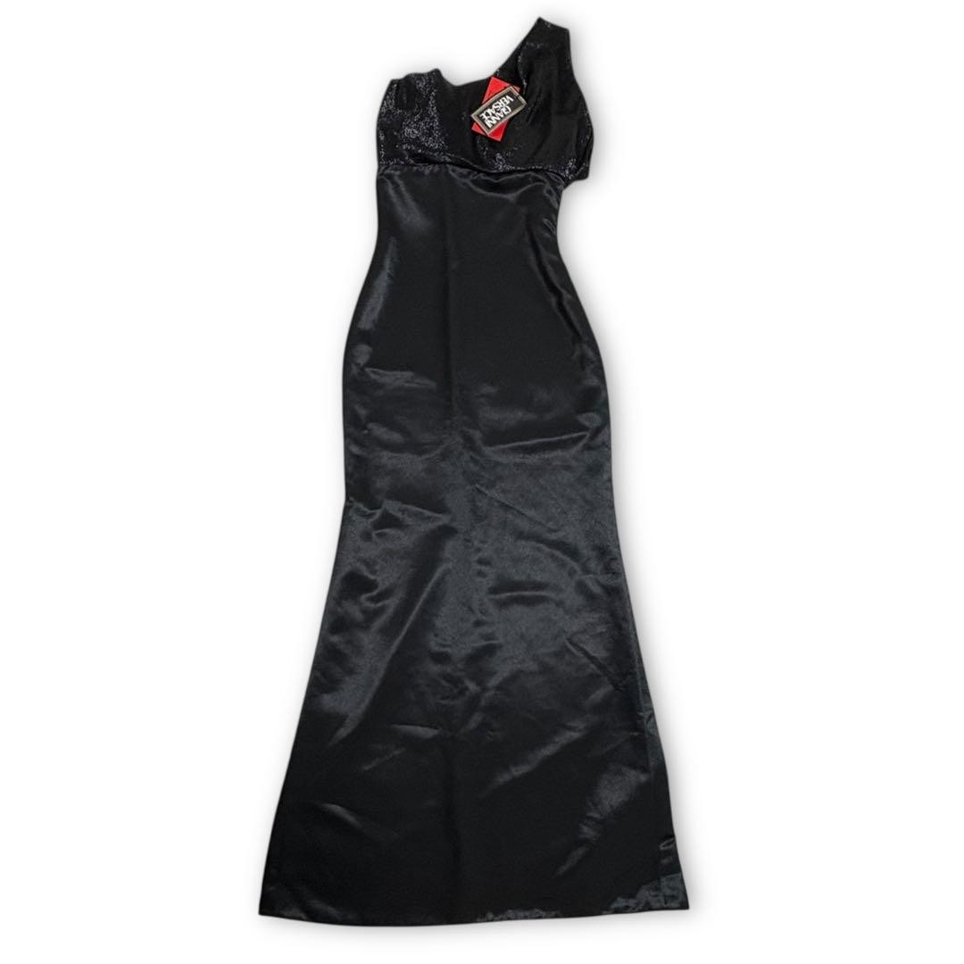 USED 97AW GIANNI VERSACE SILK BLEND DRESS SIZE 38 ARCHIVE VERYGOOD