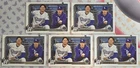 2025 TOPPS UPDATE RISING SONS 5 CARD LOT ROKI SASAKI RC SHOHEI OHTANI #US269