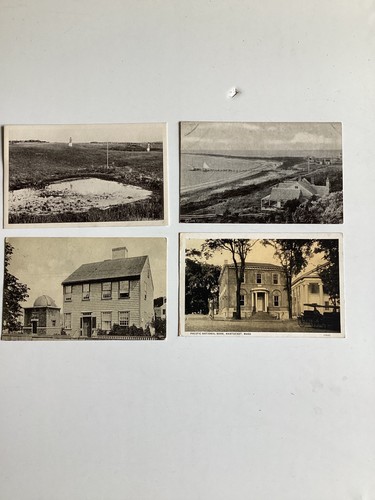 4 Nantucket Postcard Wauwinet Golf Course Pacific Bank Mitchell observatory  #13