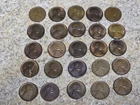 1909 VDB Lincoln Wheat Penny Lot – 25 Coins – All Verified – Circ. Toned F-XF