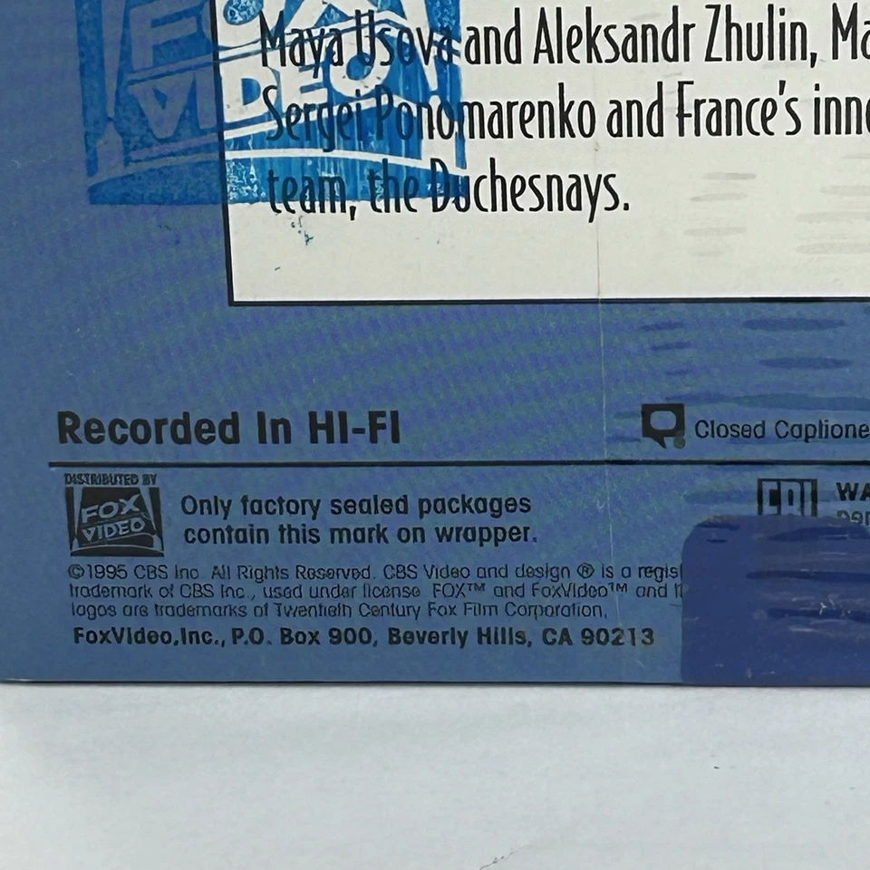 Artistry on Ice (VHS, 1995) SEALED NEW - Nancy Kerrigan, Brian Boitano - Image 4 of 4