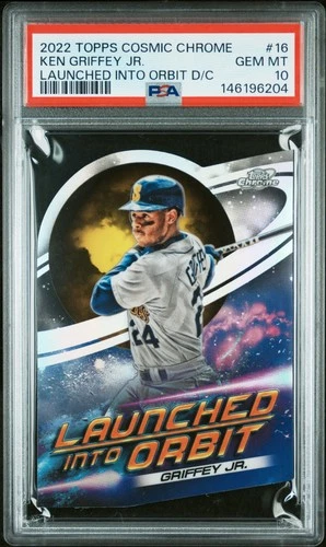 2022 Topps Chrome Cosmic #LIO-16 Ken Griffey Jr. Launched Into Orbit PSA 10