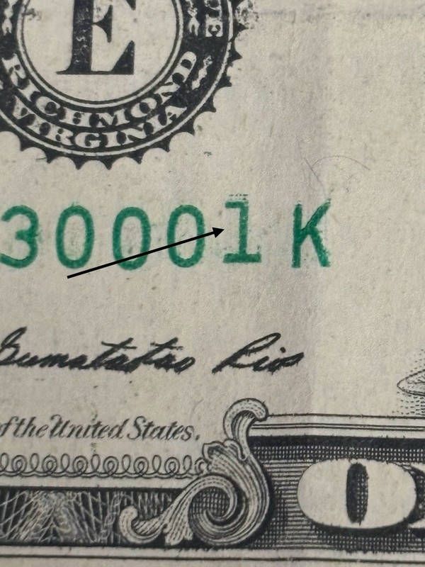 2013 Richmond $1 Bill Odds Only Gas Pump Error Low Sum 13 Note 