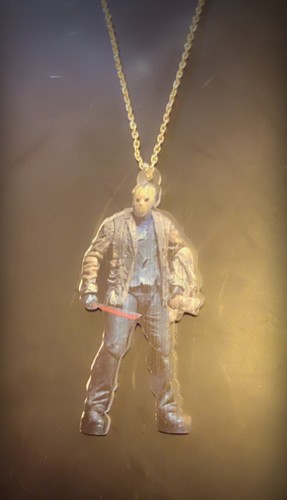 Horror movie character pendant necklace large size on chain halloween - 第 18/19 張圖片