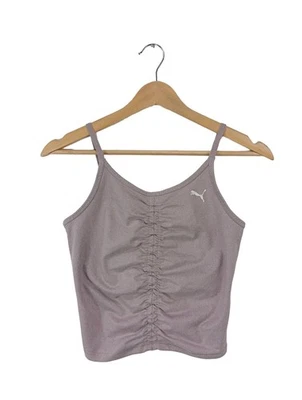 PUMA Crop-top Dames Top T EU 34 brun style décontracté - Photo 1/4