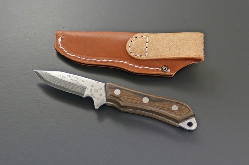 Kanetsune Seki Japan KB-269 Seseragi 2 Tropfen Damastblau Stahl 70 mm Feldmesser - Bild 2 von 8