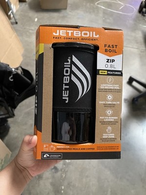 Jetboil Zip 0.8L Black Portable Gas Stove System for Camping & Backpacking