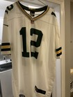 Green Bay Packers Color Rush 2017 Aaron Rodgers Jersey #12 White Size XXL — photo 1