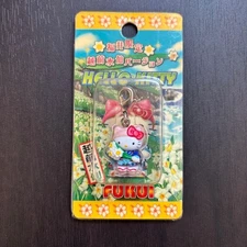 Hello Kitty Fukui Echizen Suisen Narcissus Zipper Mascot