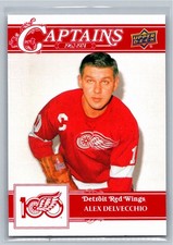 2025-26 Upper Deck Detroit Red Wings Centennial #169 Alex Delvecchio Captains