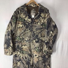 Vintage Mossy Oak Men’s XL Regular Coveralls USA Made Breakup Insulated ( Flaw)