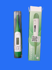 Boncare GF-MT501 Digital Thermometer Green  White Soft Tip for Oral  Underarm