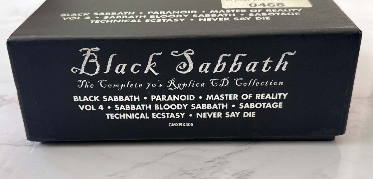Black Sabbath The Complete 70s Replica Collection 8 CD LTD ED. BOX