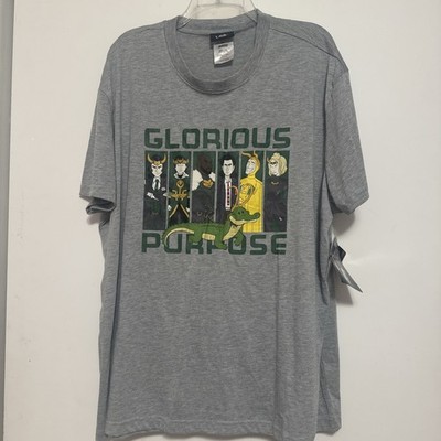 NWOT Marvel Studios Loki Variants Glorious Purpose Gray t-shirt Mens Size XXL