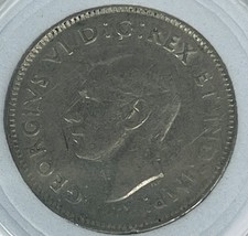 1938 Canada 5 Cents Coin King George VI Beaver On Reverse