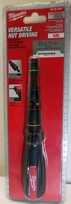 Milwaukee 48-22-2921 Shockwave Impact Duty 6pc SAE Multi-Nut Driver Magnetic New