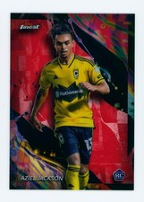 2023-24 Aziel Jackson Topps Finest MLS Red Refractor St. Louis Rookie Card 1/5. rookie card picture