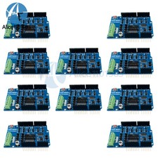 Controlador de motor de CC L298P Shield R3 1 ~ 10 piezas puente H 2A 2 vías para Arduino UNO 2560