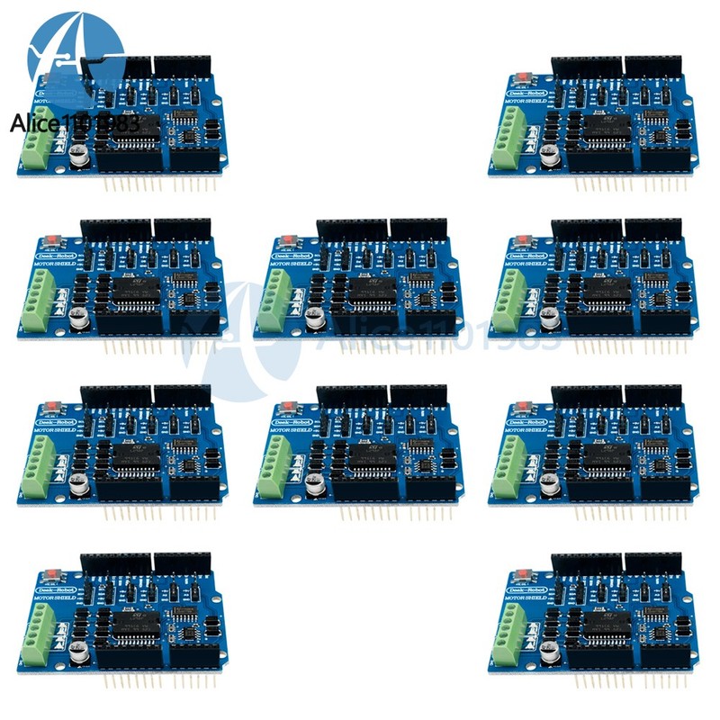 1~10PCS L298P Shield R3 DC Motor Driver 2A H-Bridge 2 Way For Arduino UNO 2560