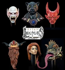 NIB! Four Horsemen Mythic Legions: All Stars 5+ Head Pack 1 For 6" Action Figure