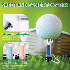 Magnetic Golf Tee Set: 3 Sizes Pro Accessory for Accuracy  Performance