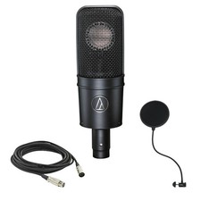 Audio-Technica AT4040 Large-diaphragm Condenser Microphone with Microphone Pop F