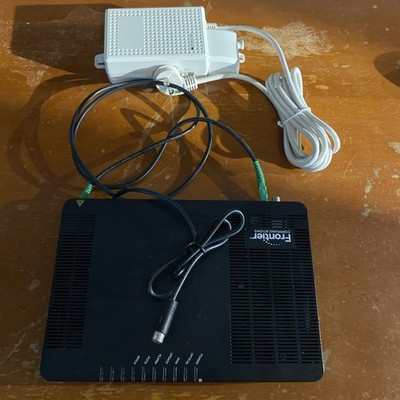 Frontier FRX523 Optical Network Terminal XGS-PON ONT with ac adapter