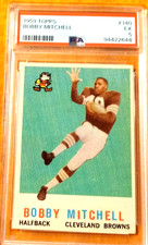 BOBBY MITCHELL HOF ROOKIE CARD 1959 TOPPS # 140 PSA 5 94422644. rookie card picture