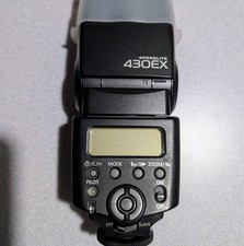 Canon Speedlite 430EX External Flash - E-TTL II - Clean  Tested with Diffuser