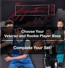 2025-26 Topps Signature Class Basketball Choose Your Player Veteran Base Lebron