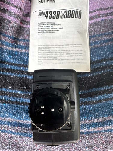 Sunpak 433D B3600D Flash for Nikon FM-2 FE-2 F3 Untested Good Condition Nikon - Picture 3 of 6