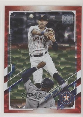 2021 Topps Red 1/199 Carlos Correa #253 u0u