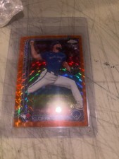 2025 Topps Chrome - Adam Kloffenstein #47 Orange Geometric Refractor /25 (RC)